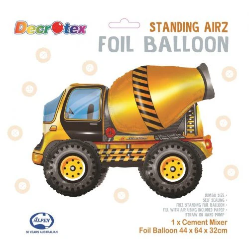 Foil Balloon AirZ CEMENT MIXER StandIng Decrotex - Image 2