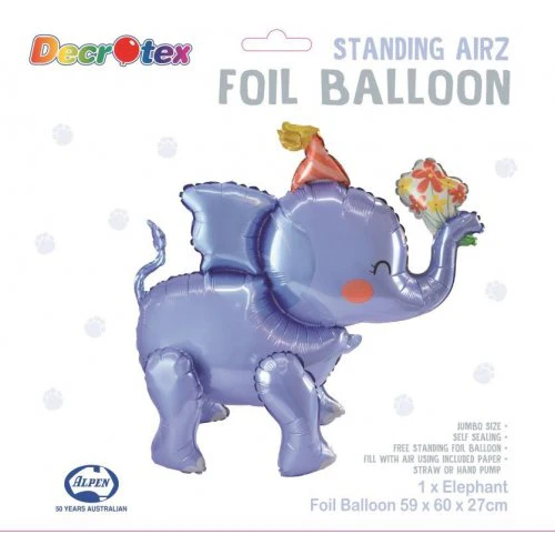 Foil Balloon AirZ ELEPHANT StandIng Decrotex - Image 2
