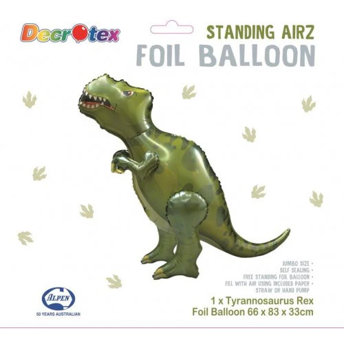 Foil Balloon AirZ TYRANNOSAURUS StandIng Decrotex - Image 2