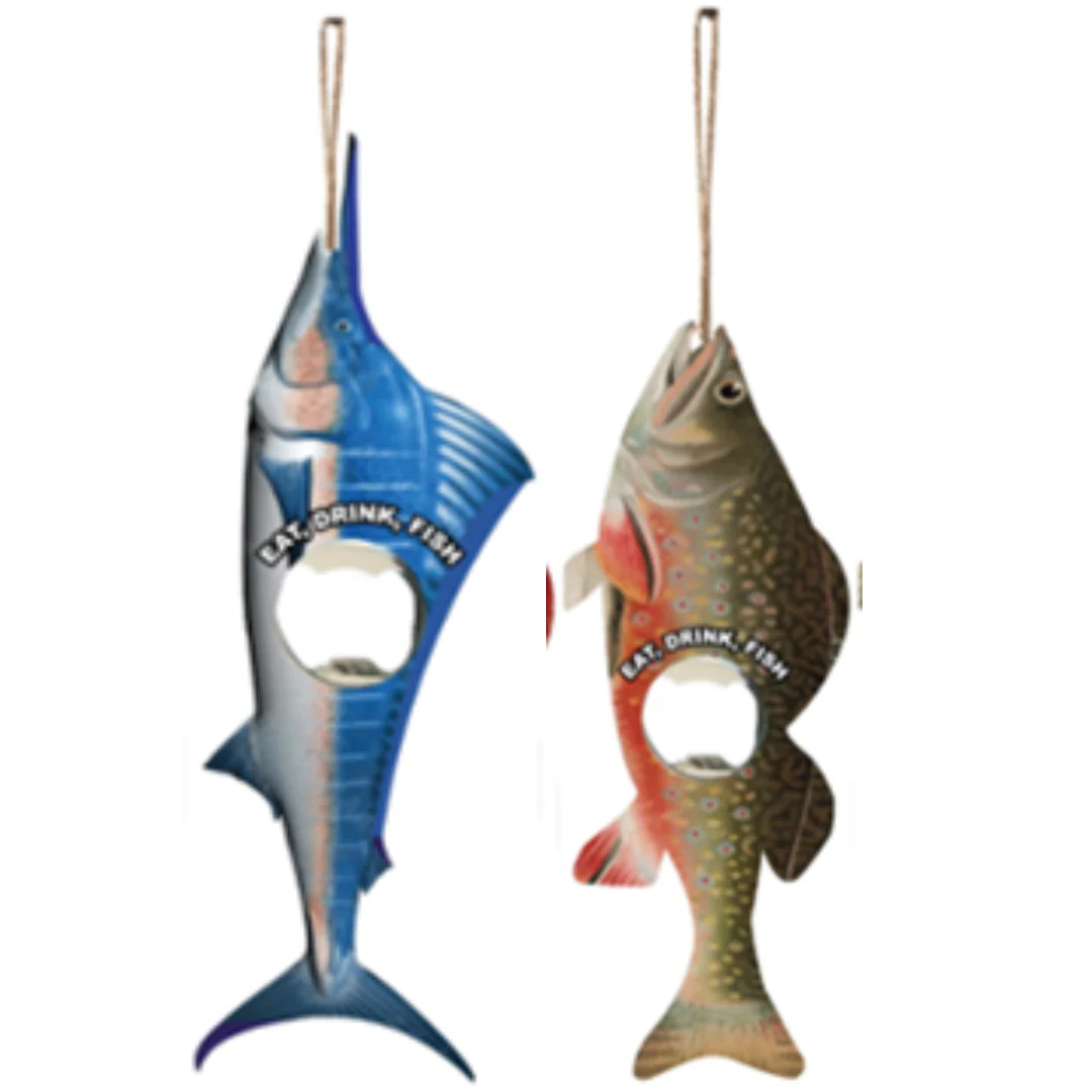 Fish Shape Bottle Openers (Assorted Designs ) Size: 20x7.5x1cm with hanging string - Image 3