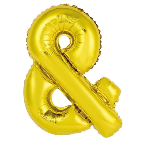 FOIL BALLOON 86CM DECROTEX GOLD - &