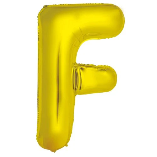 FOIL BALLOON 86CM DECROTEX GOLD - F