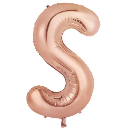 FOIL BALLOON 86CM DECROTEX ROSE GOLD - S