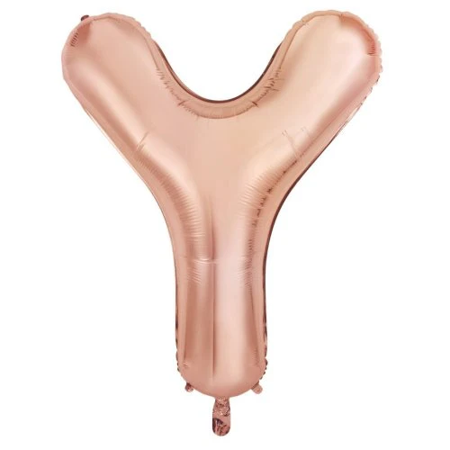 FOIL BALLOON 86CM DECROTEX ROSE GOLD - Y