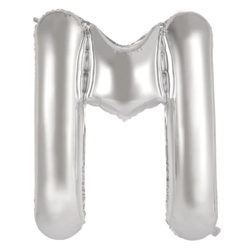 FOIL BALLOON 86CM DECROTEX SILVER - M