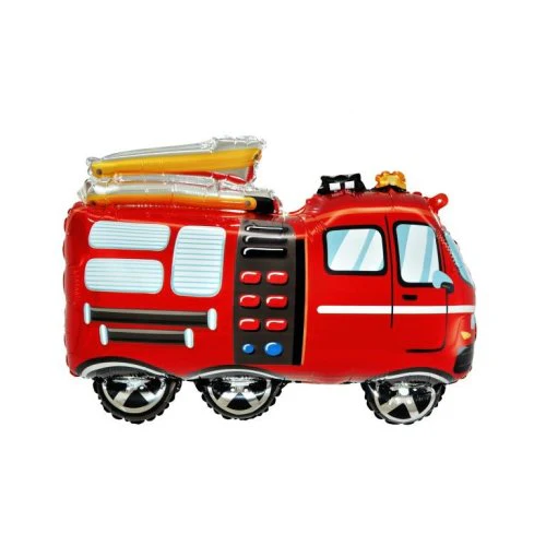 FOIL BALLOON FIRE ENGINE 59CM DECROTEX
