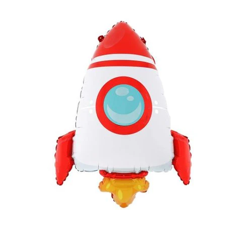 FOIL BALLOON ROCKET SHIP 81CM DECROTEX