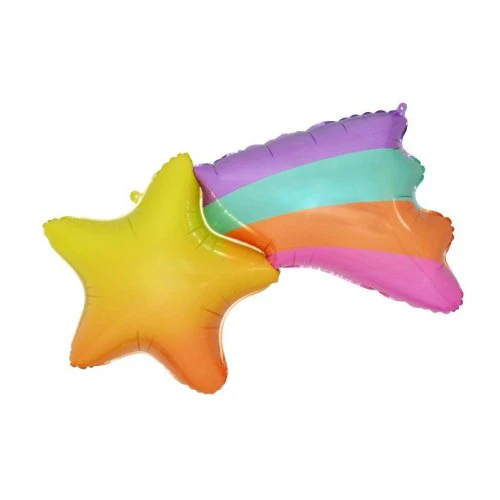 FOIL BALLOON SHOOTING STAR 68CM DECROTEX
