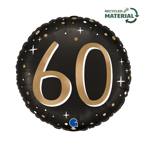 Foil Balloon Sparkling 60 18inch Round