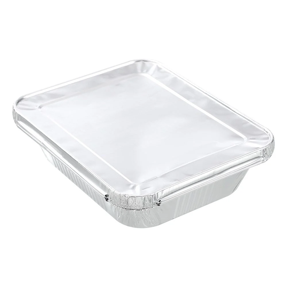 FOIL TRAY WITH FOIL LID 5PK 32X26X6.5CM - Image 3