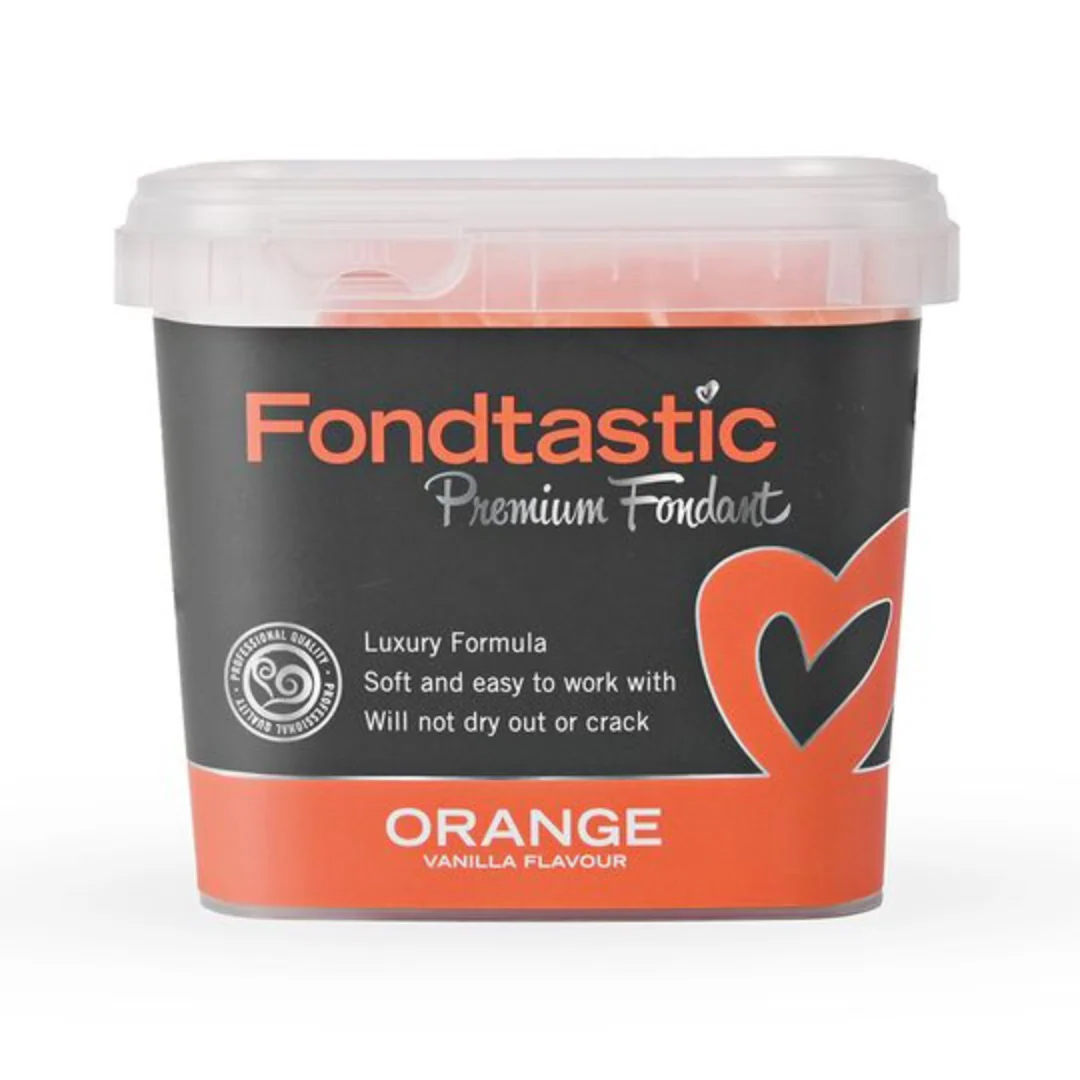 Fondtastic Premium Fondant 1kg Orange
