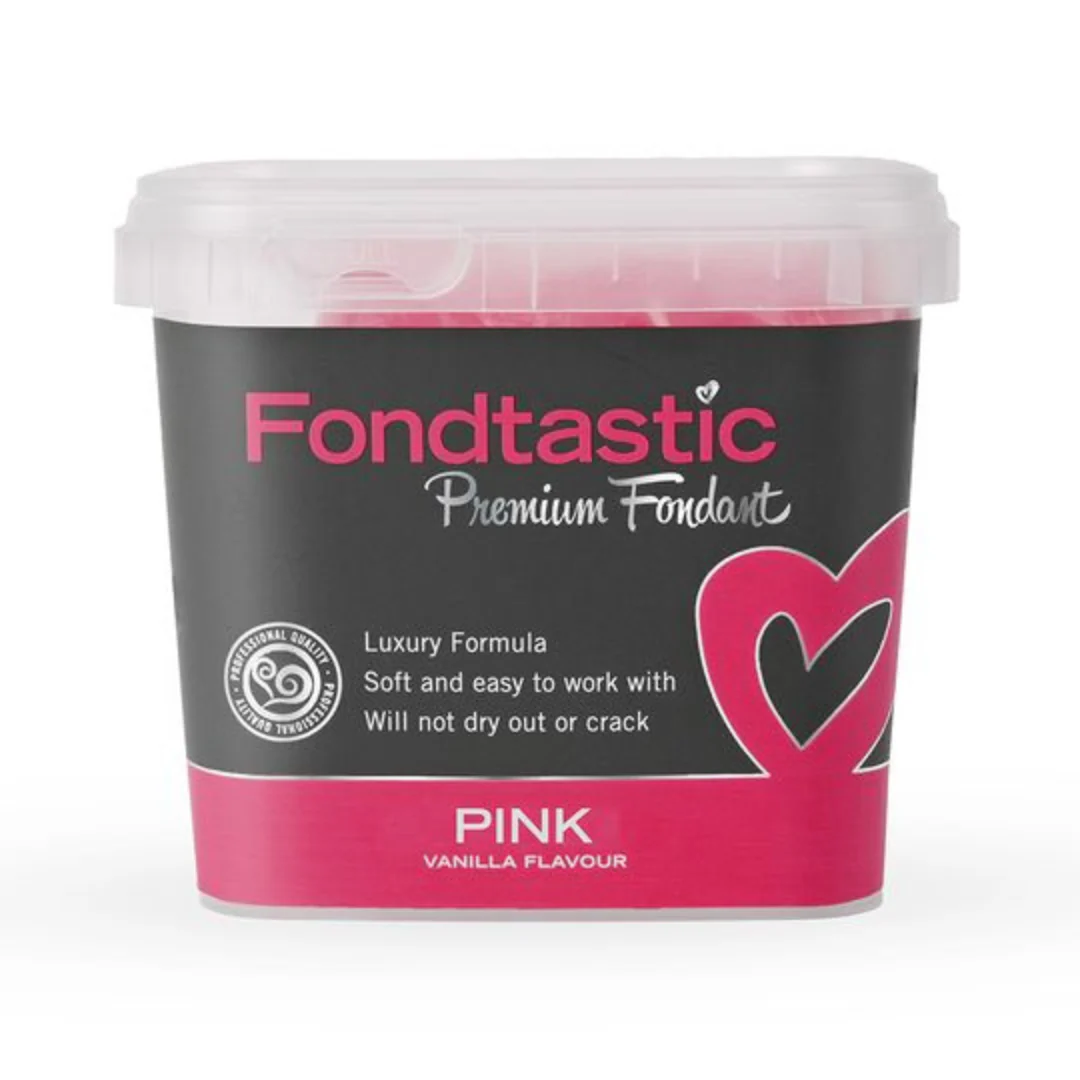 Fondtastic Premium Fondant 1kg Pink