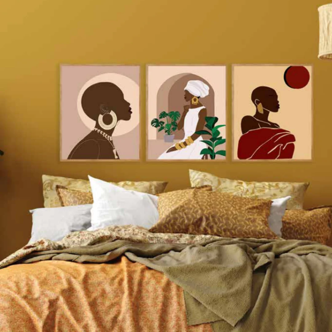 Frame Canvas Goddess 50x60cm 5x1cm Wood Grain Assorted - Image 2