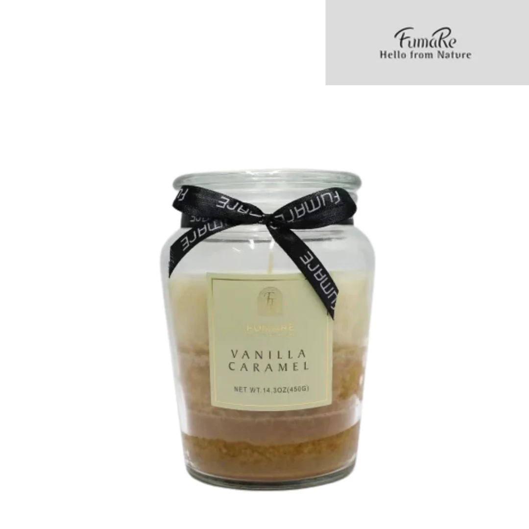 Fumare Candle In Jar 15cm 450g Vanilla & Caramel
