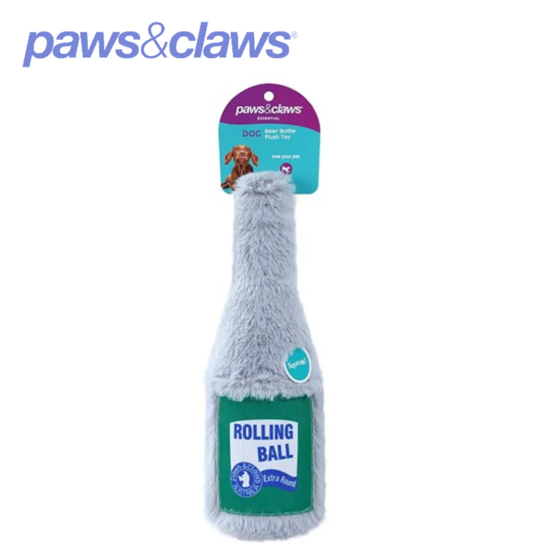 Furry Beer Bottle Plush 22X8cm 3 Assorted - Image 2