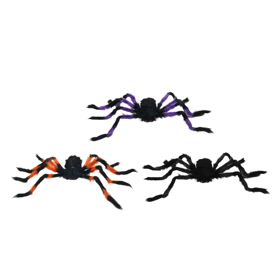 Furry Spider 75Cm Asst