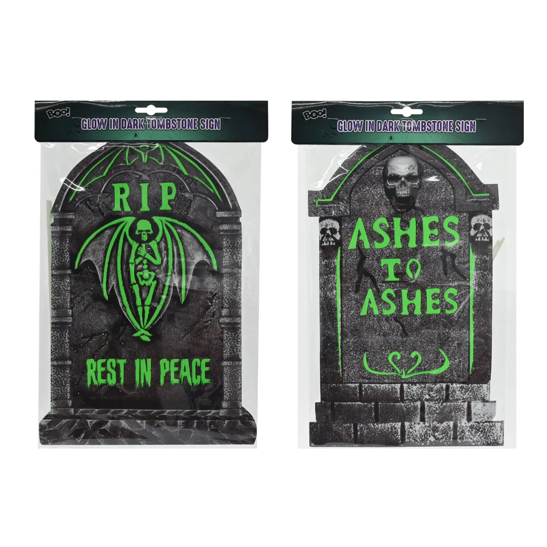 G.I.D Tombstone Sign 38cm Assorted