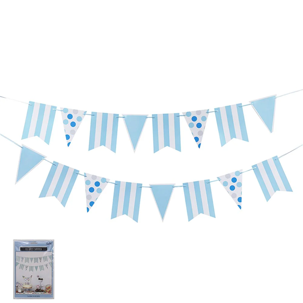 Garland W/5M Ribbon 16 Sheet Blue