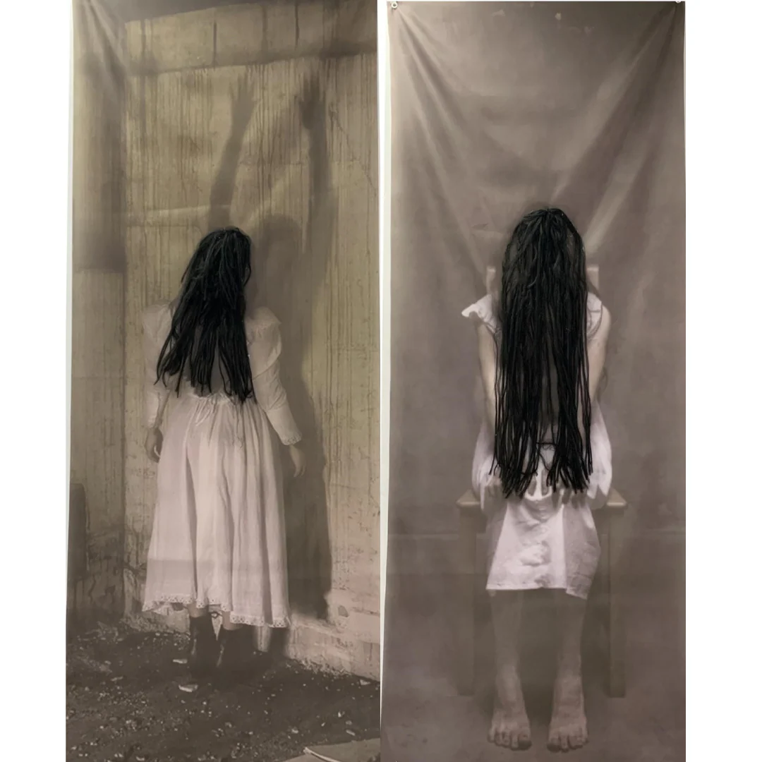 Ghost Girl Door Decoration 190CM Asst