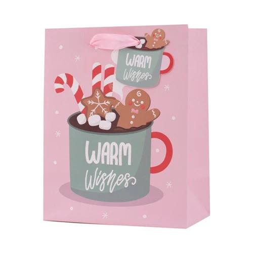 Gift Bag Warm Wishes 18x23x10cm Medium