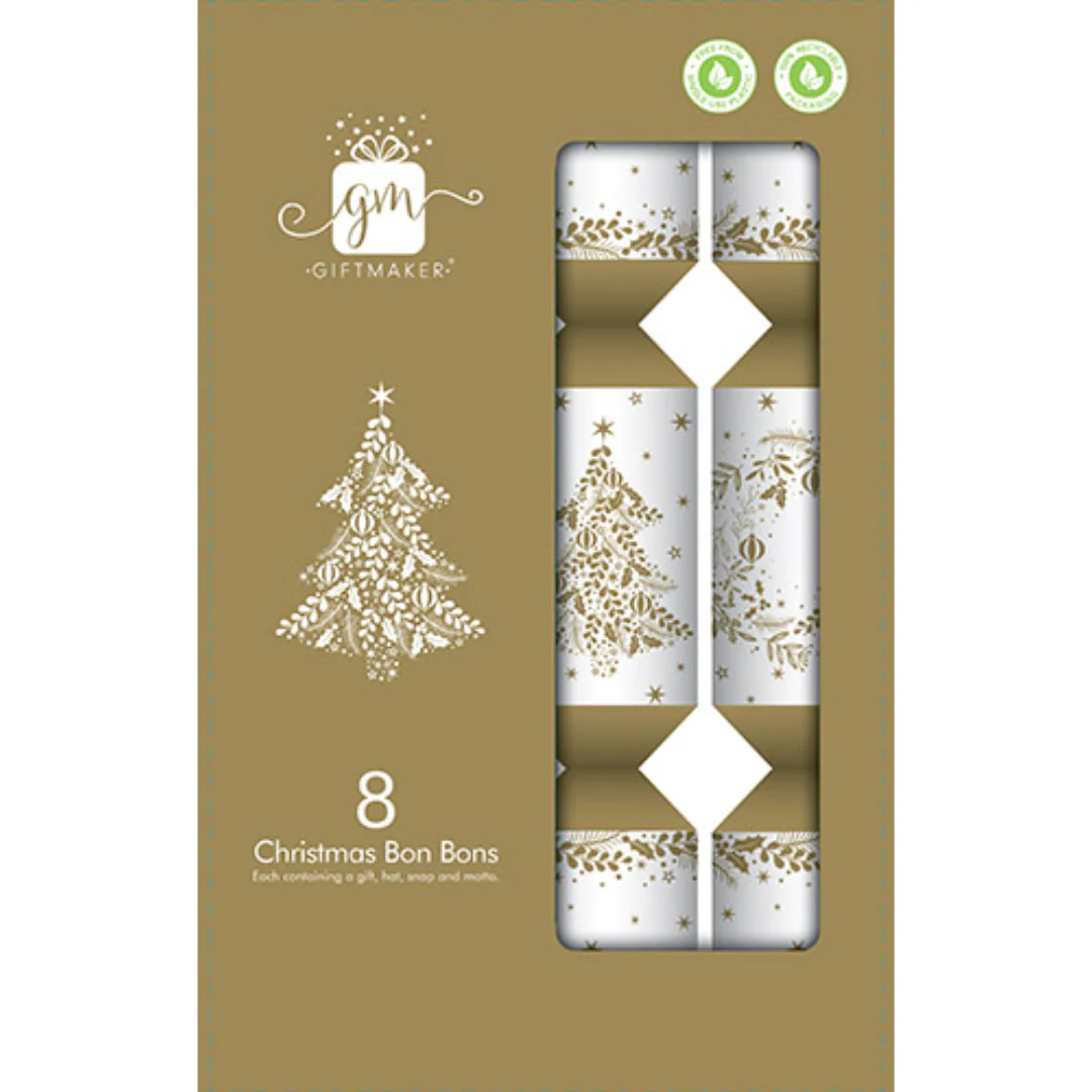 Gift Maker 8X12In Gift Maker Bonbons Cream Gold