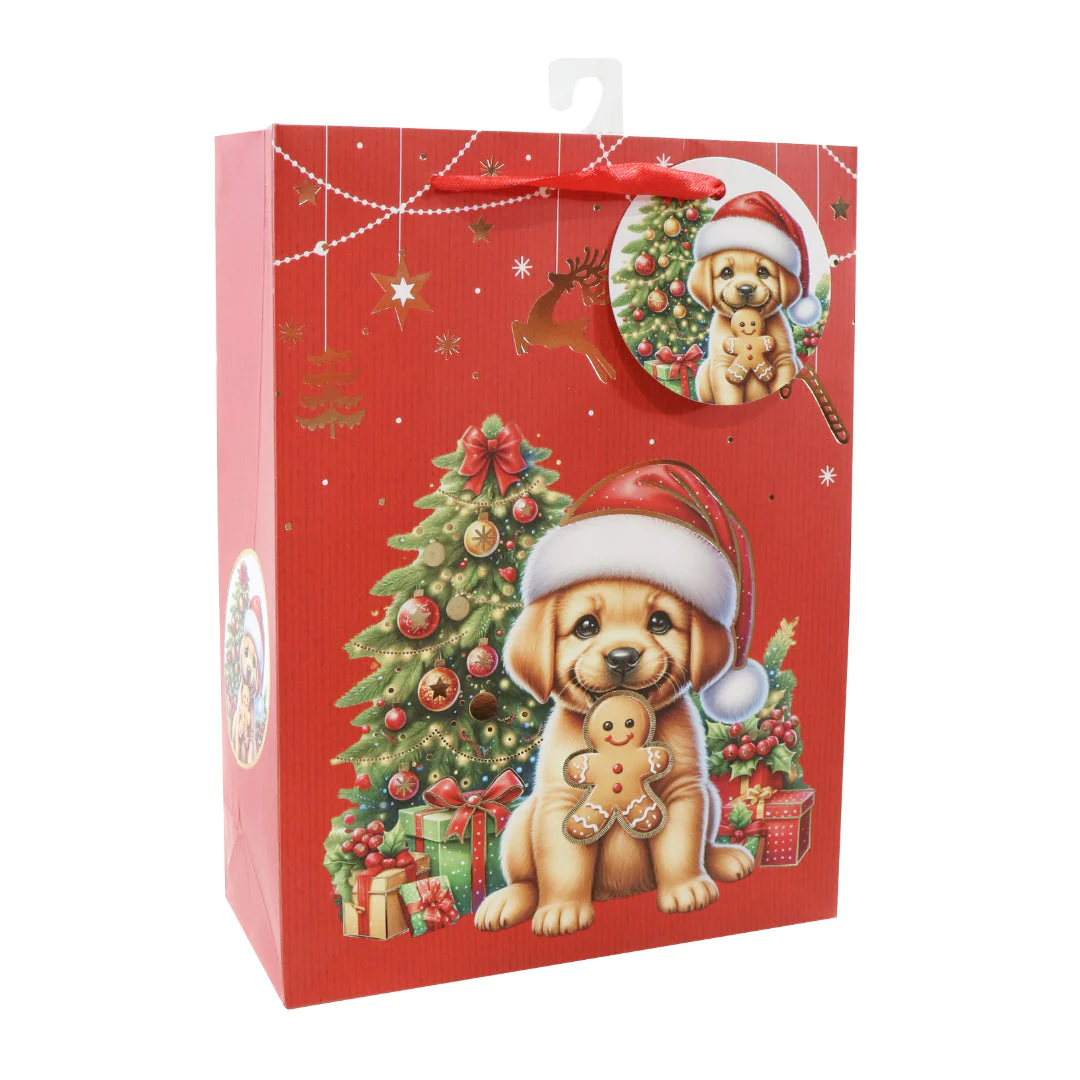 Giftbag Medium Cute Pets Foiled Assorted - Image 4