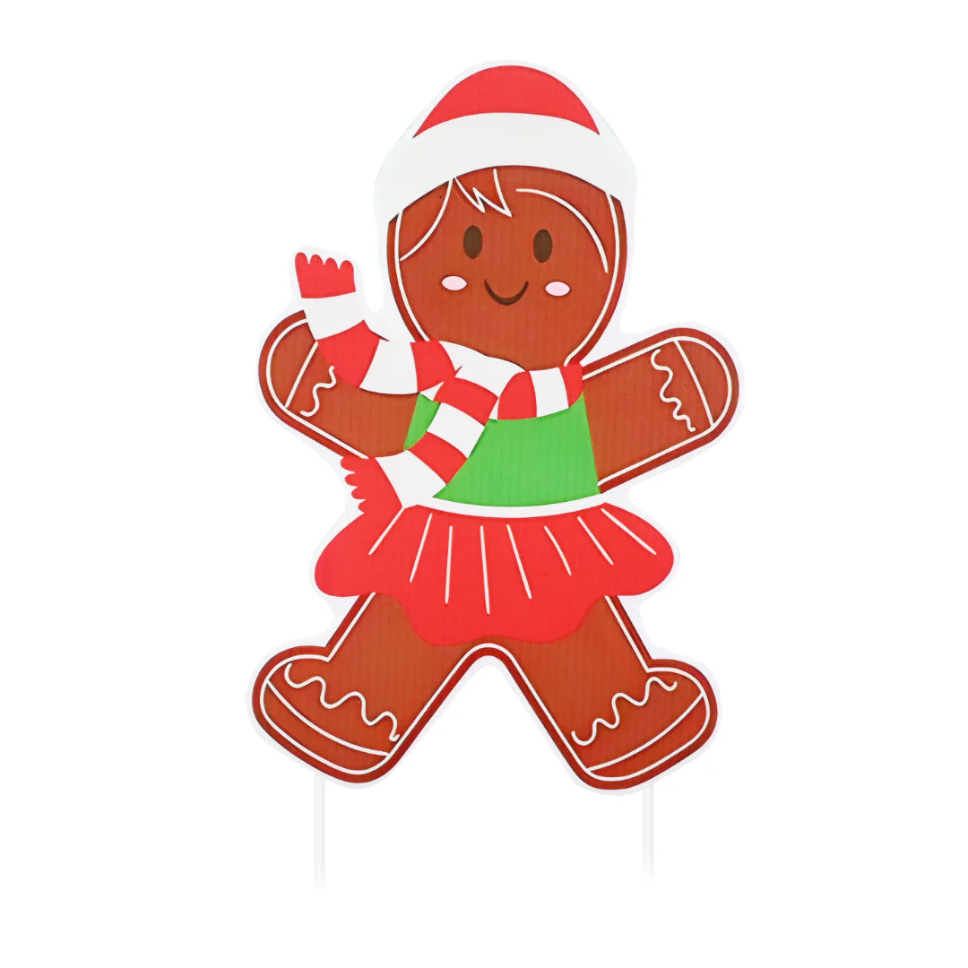 Gingerbread Yard Signs Corflute 10pk - Image 3