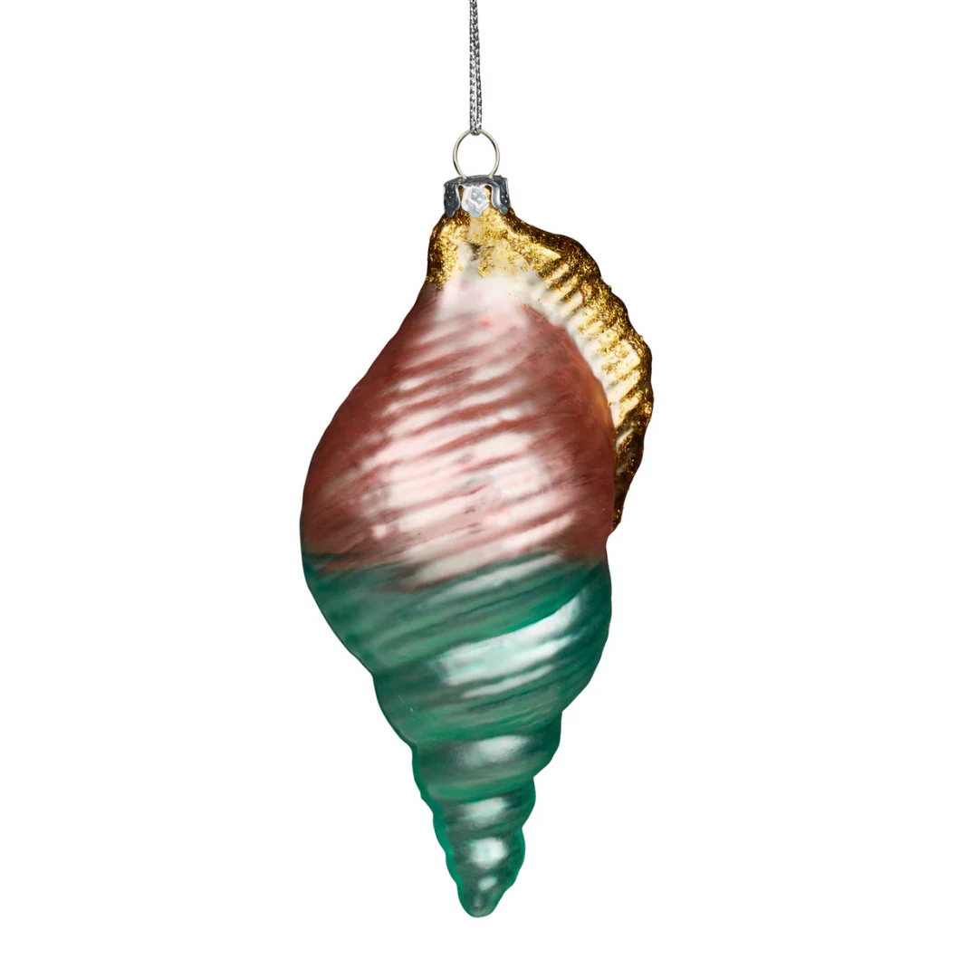 Glass Hanging Shell 14cm - Image 2