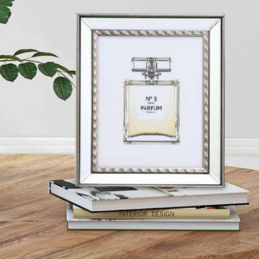 Glass Mirror Look Frame 13x18cm