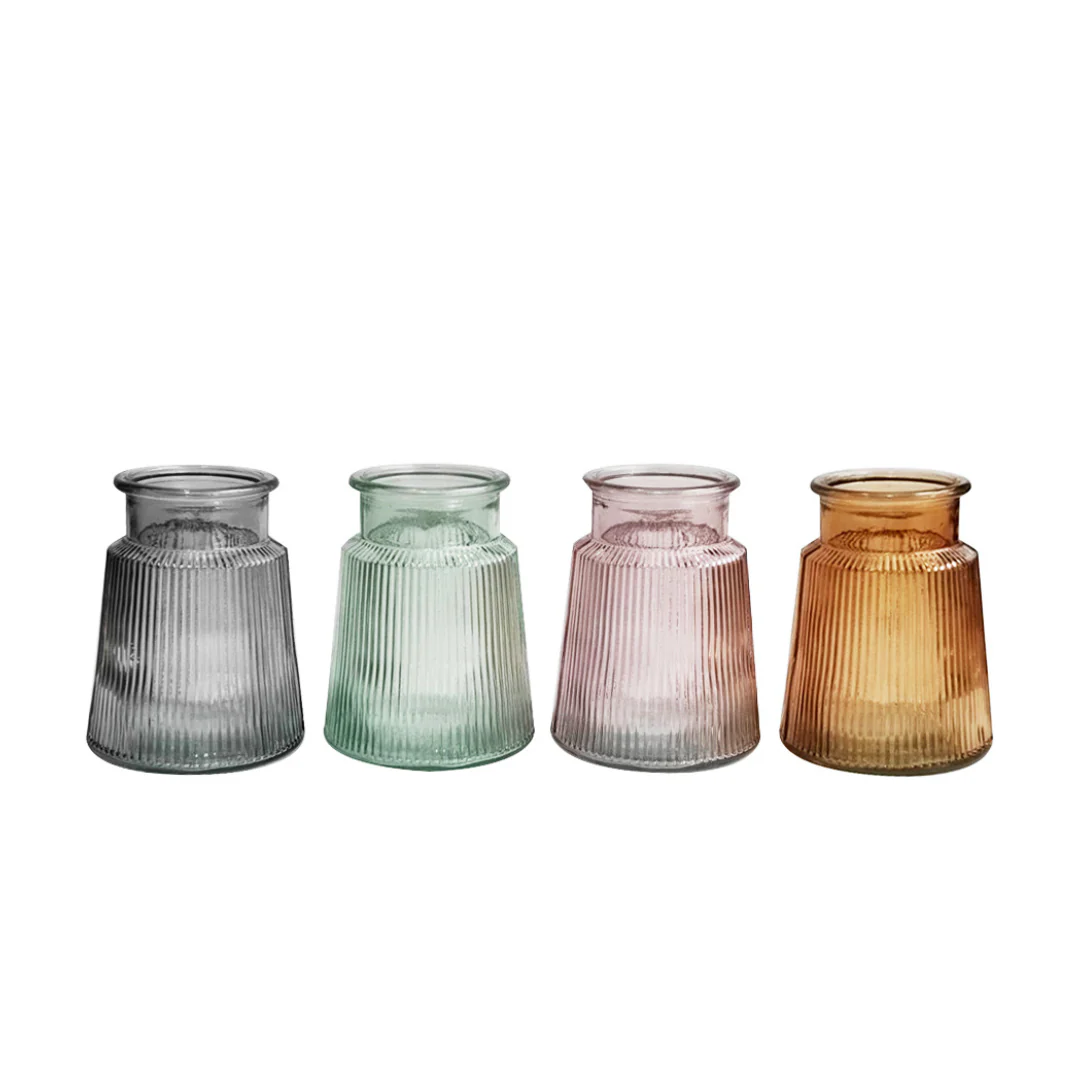 Glass Vase 14x14x17cm Assorted