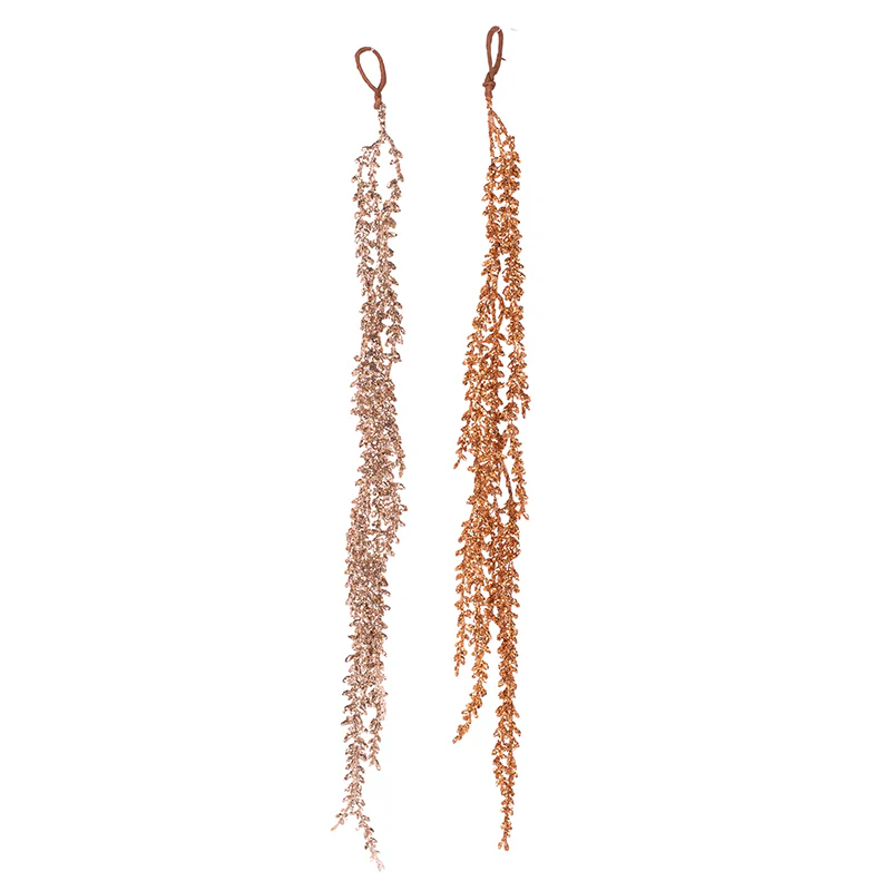 Glitter and Sequin Drop 60cm Copper and Champagne Assorted - Image 3