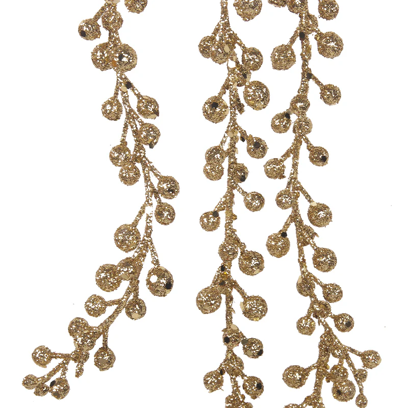 Glitter Berry Drop Pick 68cm Gold - Image 3
