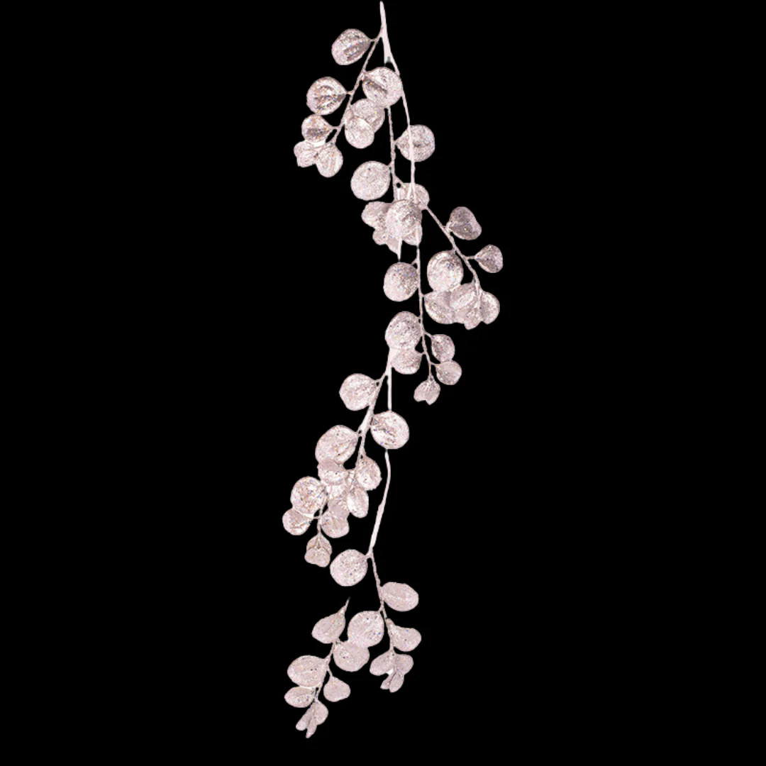 Glitter Garland 120cm Silver - Image 2