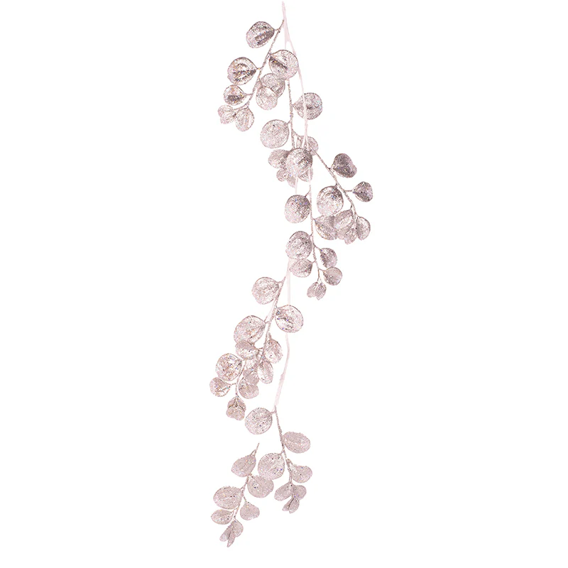 Glitter Garland 120cm Silver - Image 3