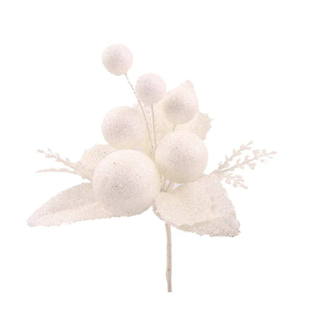 Glitter Pick 14cm 2 Asstd (Red, White) - Image 2