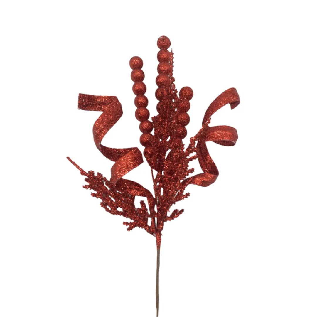 Glitter Pick 32cm Red - Image 2