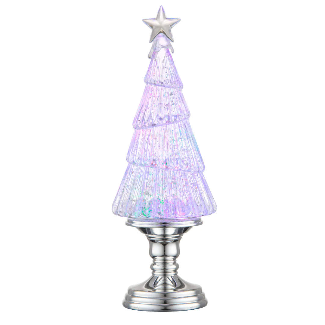 Glitter Swirl Chrome Tree Timer 26cm Assorted - Image 4