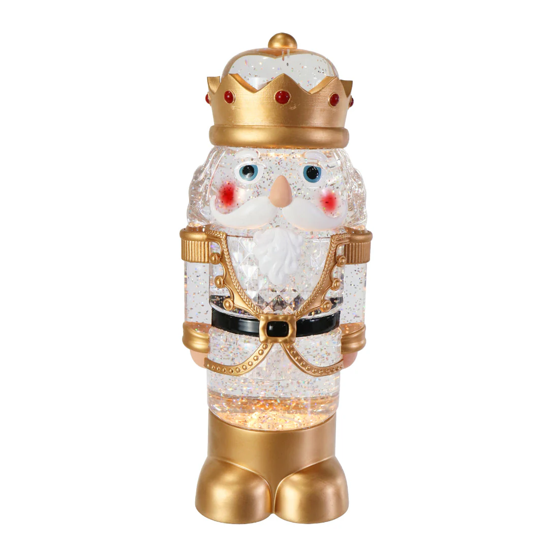 Glitter Swirl Crystal Nutcracker Timer 31cm Assorted - Image 3