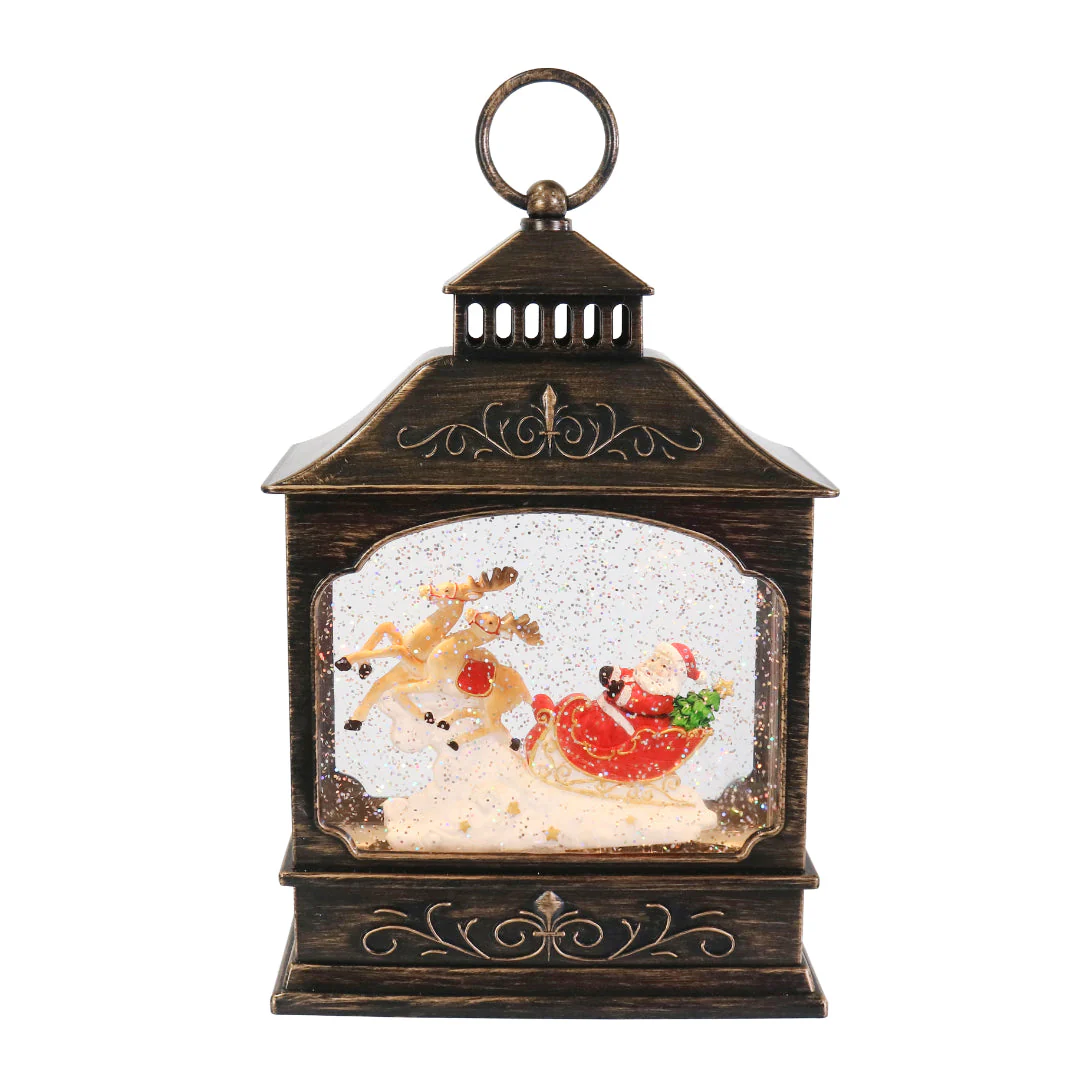 Glitter Swirl Music Lantern House USB Assorted - Image 3