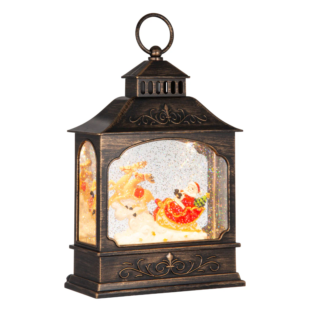 Glitter Swirl Music Lantern House USB Assorted - Image 4