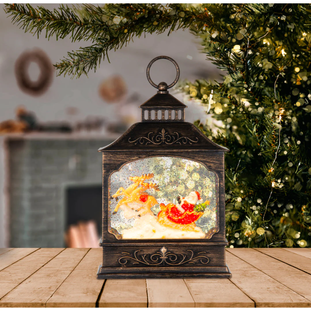 Glitter Swirl Music Lantern House USB Assorted - Image 5
