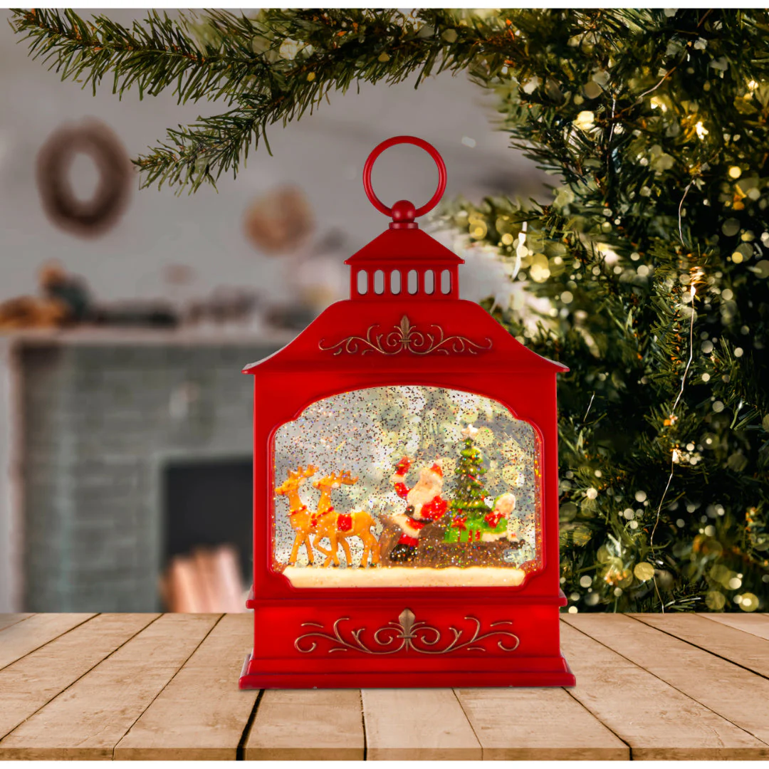 Glitter Swirl Music Lantern House USB Assorted - Image 7