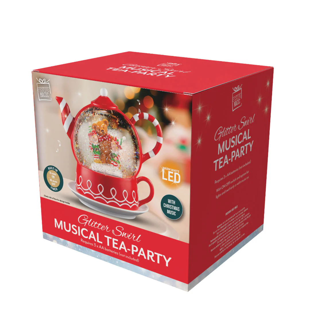 Glitter Swirl Music Tea-Party Timer Assorted - Image 8