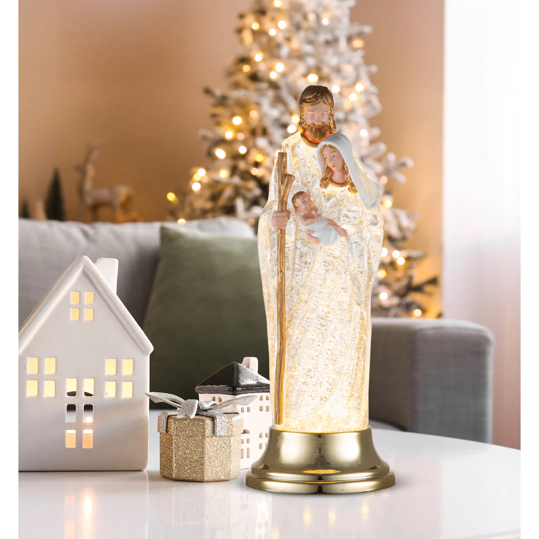 Glitter Swirl Nativity Statue Timer - Image 2