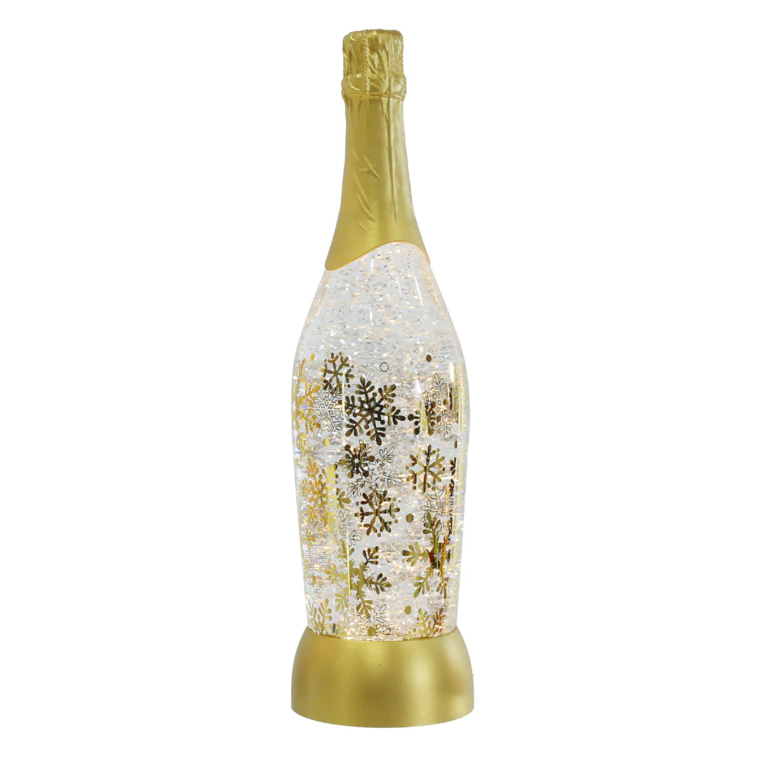Glitter Swirl Snowflake Champagne USB 34cm Assorted - Image 4