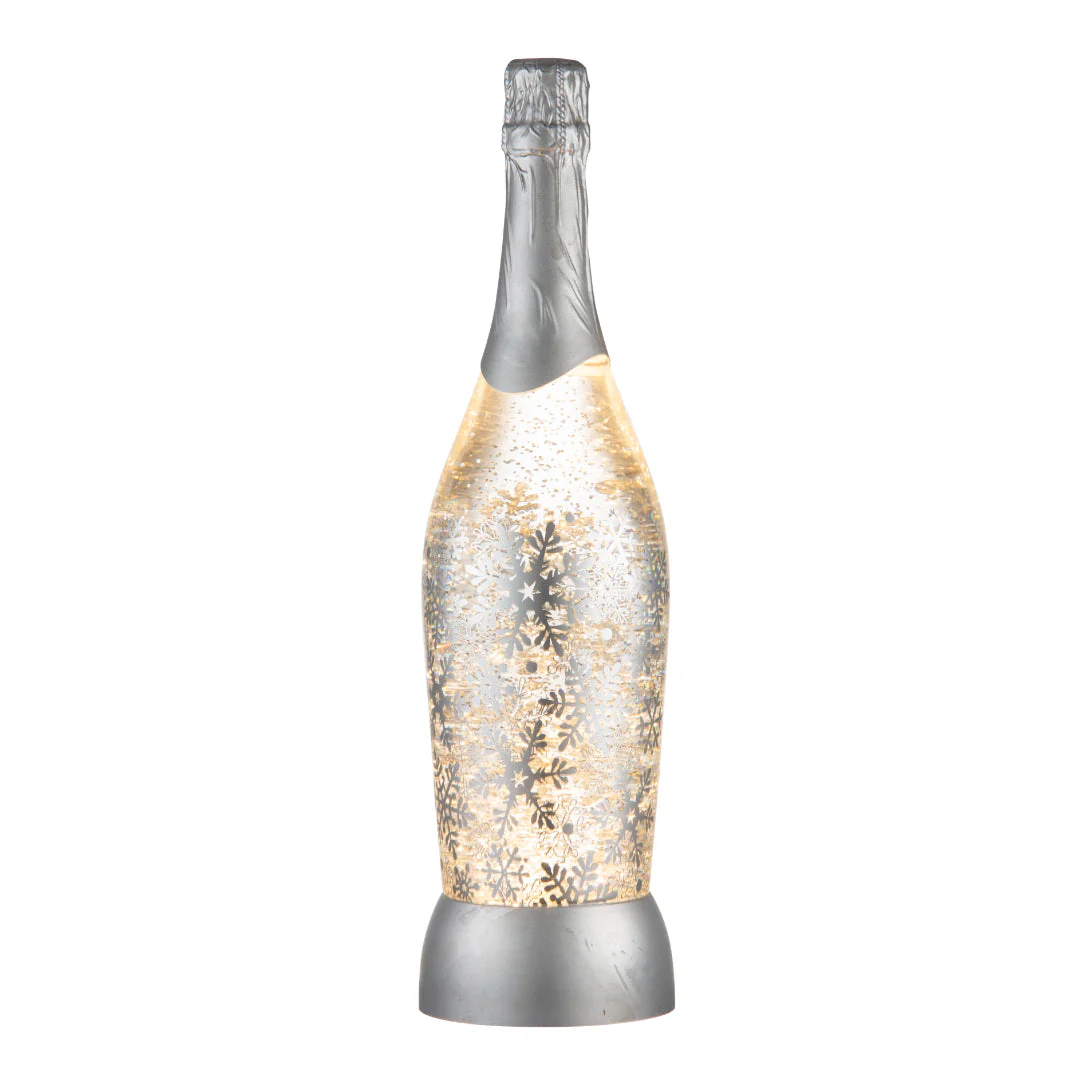 Glitter Swirl Snowflake Champagne USB 34cm Assorted - Image 9