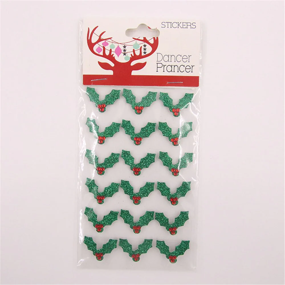 Glittered Christmas Stickers