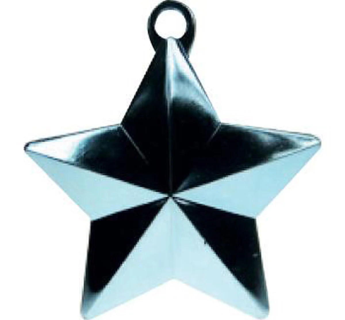 Glitz Star Balloon Weight - Baby Blue