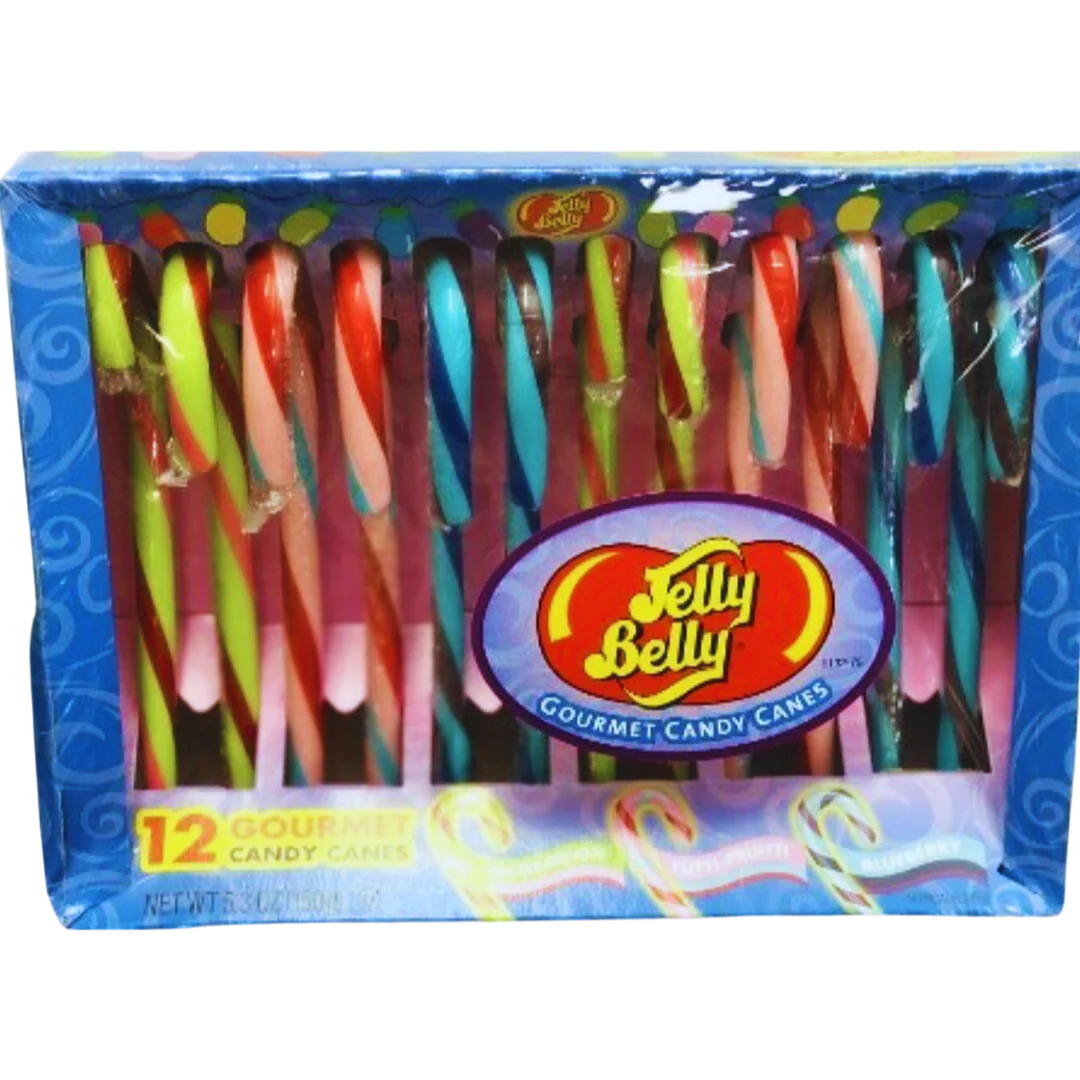 Gormet Jelly Beans Candy Canes Assorted Fruit Flavours - Image 2