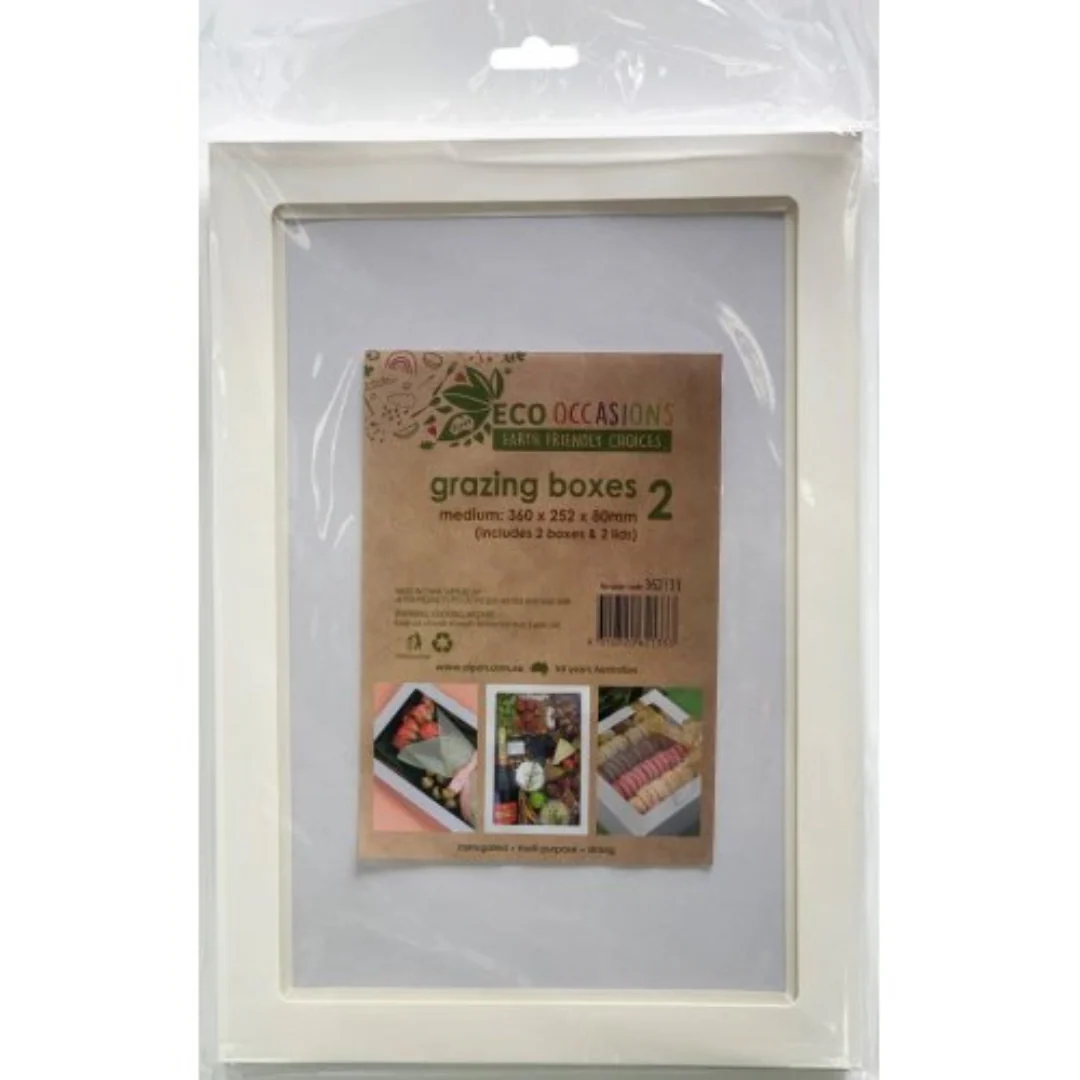 Grazing Box Medium White 2pc - Image 2